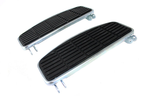 V-Twin 'D' Driver Footboard Set Zinc - 27-1823