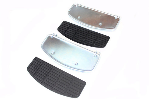 V-Twin 'D' Driver Footboard Set Zinc - 27-1823