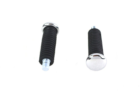 V-Twin Stud Mount Rubber Footpeg Set - 27-1828
