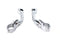 V-Twin Adjustable Long Footpeg Mount Kit Chrome - 27-1859