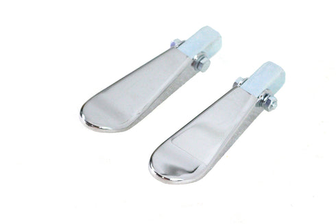 V-Twin Chrome Spoon Footpeg Set - 27-1863