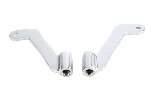 V-Twin Footboard Mount Bracket Set Chrome - 27-1978