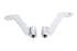 V-Twin Footboard Mount Bracket Set Chrome - 27-1978