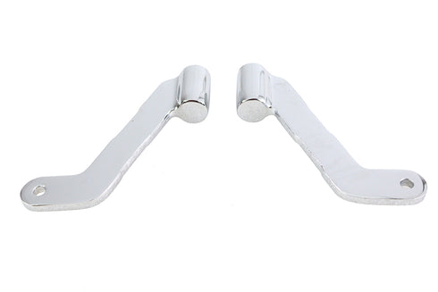 V-Twin Footboard Mount Bracket Set Chrome - 27-1978