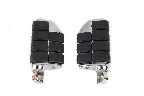 Wyatt Gatling Chrome Double Wide Lions Paw Footpeg Set - 27-2107