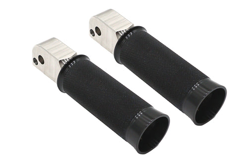 V-Twin M8 Speedster Passenger Footpeg Set Black - 27-2172