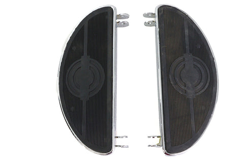 V-Twin Driver 'D' Shape Footboard Set - 27-2909