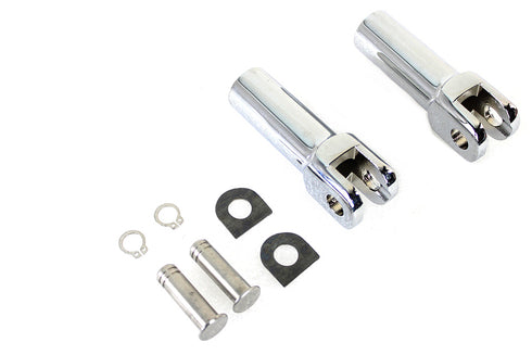 Wyatt Gatling Footpeg Support Chrome - 27-3564