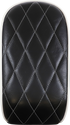LE PERA Bare Bones Pillion Pad - White Diamond - Black - FL/FX '18-'24 LY-007PDMWTP