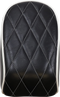 LE PERA Bare Bones Pillion Pad - White Diamond - Black - FL/FX '18-'23 LYR-007PDMWTP