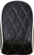 LE PERA Bare Bones Pillion Pad - White Diamond - Black - FL/FX '18-'23 LYR-007PDMWTP
