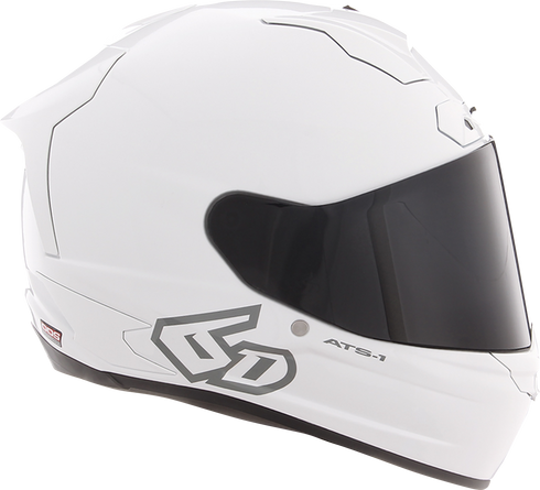 6D HELMETS ATS-1R Motorcycle Full Face Helmet - Gloss White - 2XL 30-0919