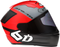 6D HELMETS ATS-1R Motorcycle Full Face Helmet - Wyman - Red/Gray - Large 30-0737