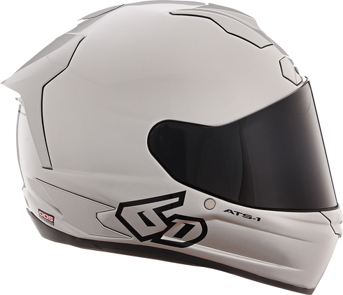 6D HELMETS ATS-1R Motorcycle Full Face Helmet - Gloss Silver - XL 30-0998