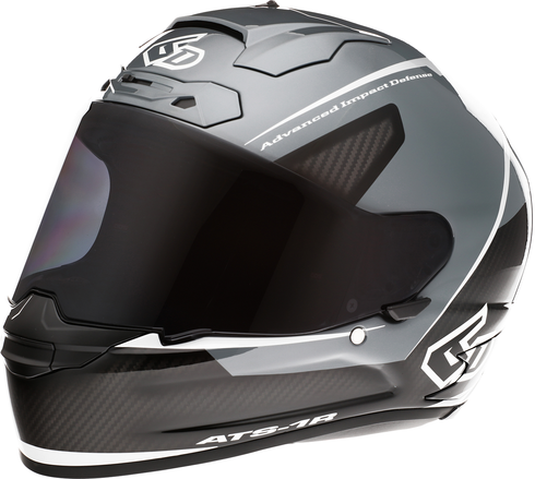 6D HELMETS ATS-1R Motorcycle Full Face Helmet - Alpha - Silver - Large 30-0587