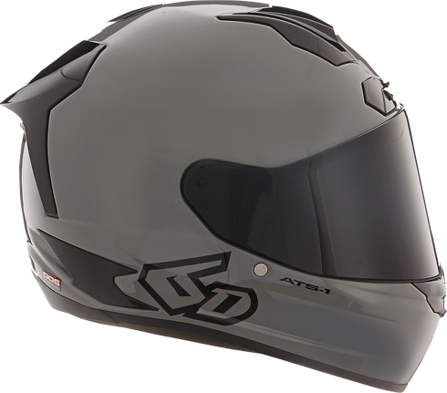 6D HELMETS ATS-1R Motorcycle Full Face Helmet - Gloss Gray - 2XL 30-0979