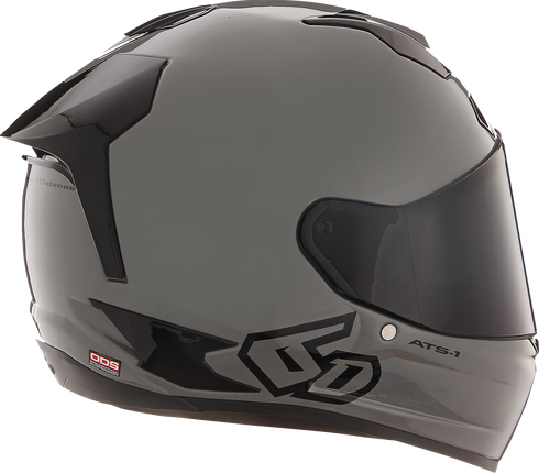 6D HELMETS ATS-1R Motorcycle Full Face Helmet - Gloss Gray - XL 30-0978