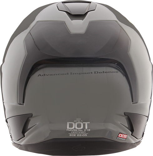 6D HELMETS ATS-1R Motorcycle Full Face Helmet - Gloss Gray - 2XL 30-0979