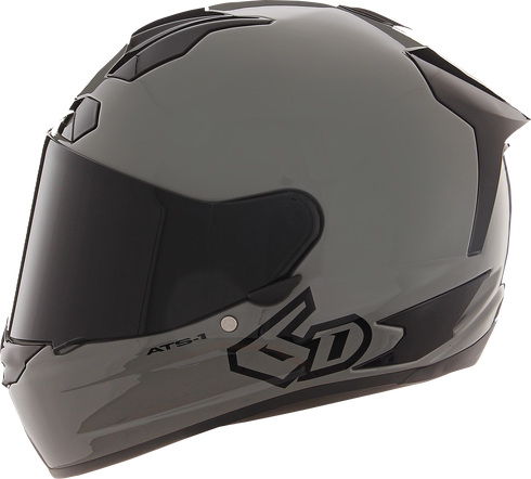 6D HELMETS ATS-1R Motorcycle Full Face Helmet - Gloss Gray - XL 30-0978