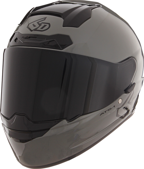 6D HELMETS ATS-1R Motorcycle Full Face Helmet - Gloss Gray - Large 30-0977