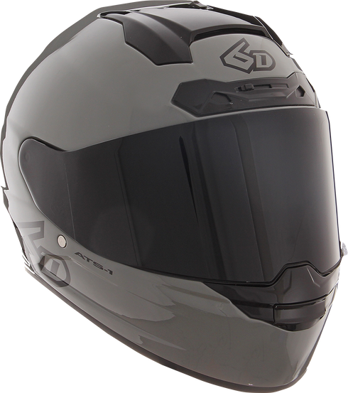 6D HELMETS ATS-1R Motorcycle Full Face Helmet - Gloss Gray - Large 30-0977