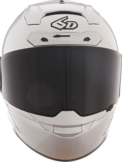 6D HELMETS ATS-1R Motorcycle Full Face Helmet - Gloss Silver - Small 30-0995