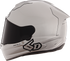 6D HELMETS ATS-1R Motorcycle Full Face Helmet - Gloss Silver - Small 30-0995