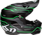 6D HELMETS ATR-2 Offroad Helmet - Phase - Black/Green - Large 12-2847