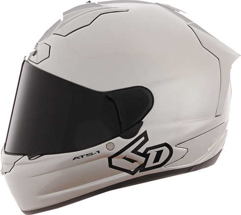 6D HELMETS ATS-1R Motorcycle Full Face Helmet - Gloss Silver - Large 30-0997