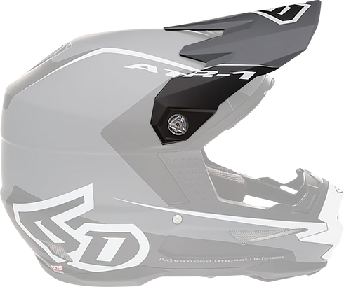 6D HELMETS ATR-1 Visor - Stealth - White 72-3732