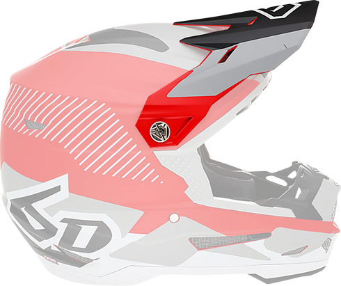 6D HELMETS ATR-2 Visor - Fusion - Red 72-6103