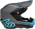 6D HELMETS ATR-1 Offroad Helmet - Stealth - Cyan - XS 10-4624