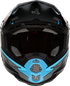 6D HELMETS ATR-1 Offroad Helmet - Stealth - Cyan - XS 10-4624