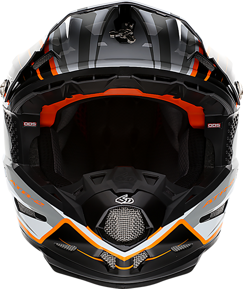 6D HELMETS ATR-2 Offroad Helmet - Phase - White/Orange - Small 12-2825