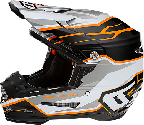 6D HELMETS ATR-2 Offroad Helmet - Phase - White/Orange - Small 12-2825