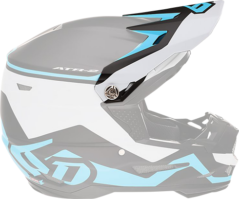 6D HELMETS ATR-2Y Visor - Drive - Cyan 72-4130