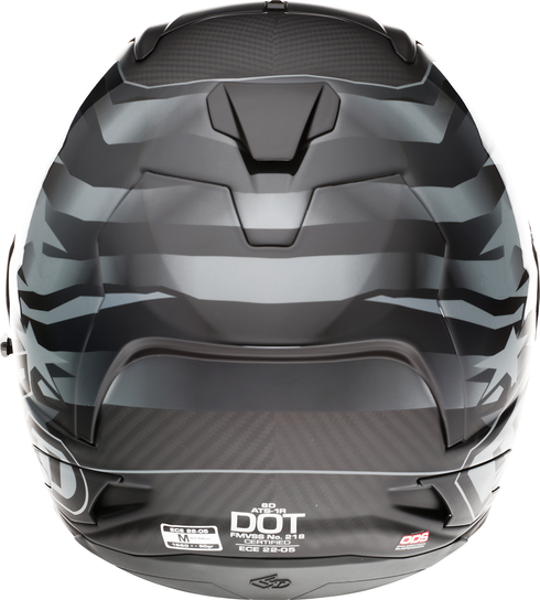 6D HELMETS ATS-1R Motorcycle Full Face Helmet - Patriot - Black - 2XL 30-0609