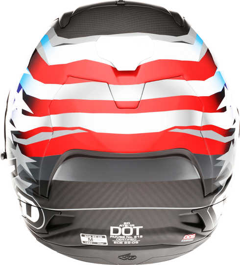 6D HELMETS ATS-1R Motorcycle Full Face Helmet - Patriot - Red/White/Blue - XL 30-0698