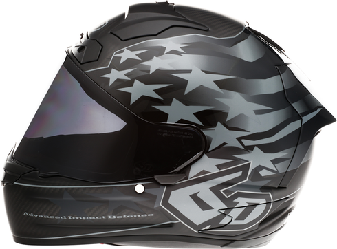 6D HELMETS ATS-1R Motorcycle Full Face Helmet - Patriot - Black - 2XL 30-0609
