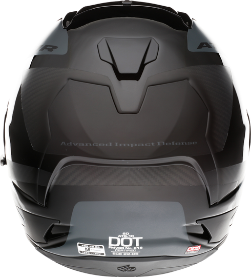 6D HELMETS ATS-1R Motorcycle Full Face Helmet - Wyman - Black/Gray - 2XL 30-0709