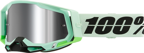 100% Racecraft 2 Goggle - Palomar - Silver Flash Mirror Lens 50010-00025