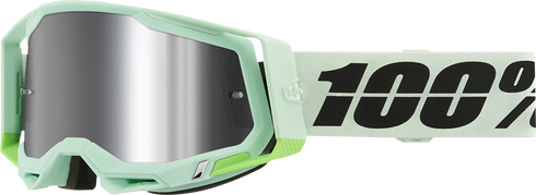 100% Racecraft 2 Goggle - Palomar - Silver Flash Mirror Lens 50010-00025