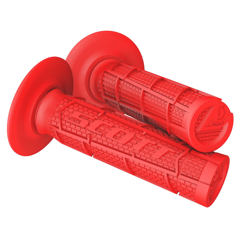 SCOTT Radial Full Waffle Grips - Red 233925-0004