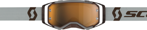 SCOTT Prospect Amplifier Goggle - Gray/Brown - Gold Chrome Works Lens 285536-7430324