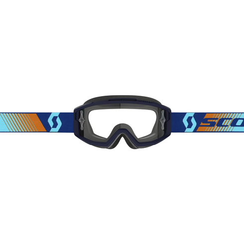 SCOTT Split OTG Goggle - Royal Blue/Orange - Clear Works 285537-7436113
