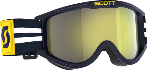 SCOTT 89X Era Goggle - Blue/White - Yellow Chrome Lens 411703-1006179