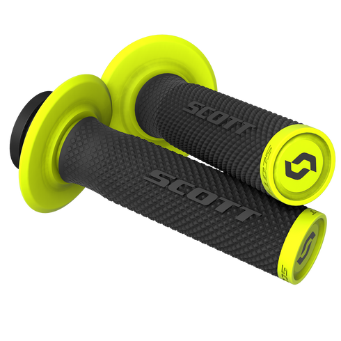 SCOTT SX II Lock-On Grip and Cam Set - Black/Yellow 292452-1040222