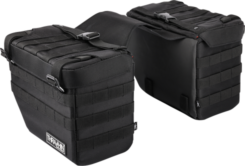 THRASHIN SUPPLY CO. Expedition Saddlebags - Black TSB-0008