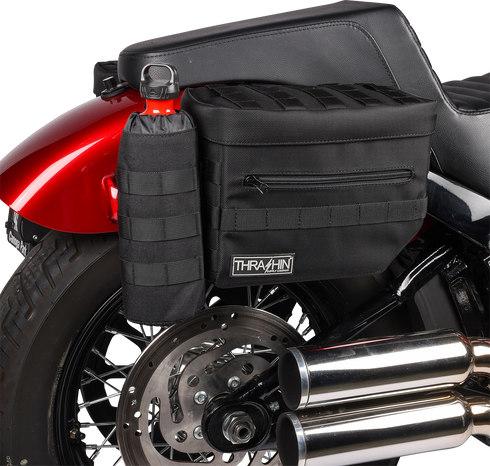 THRASHIN SUPPLY CO. Essential Saddlebags - Black TSB-0006