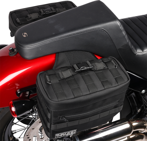 THRASHIN SUPPLY CO. Essential Saddlebags - Black TSB-0006